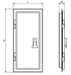 Cửa mở Luxury GAT-HD/0616