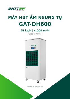 Máy hút ẩm ngưng tụ GAT-DH600