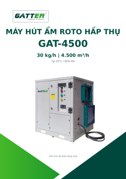 Máy hút ẩm roto hấp thụ GAT-4500