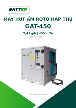 Máy hút ẩm roto hấp thụ GAT-450